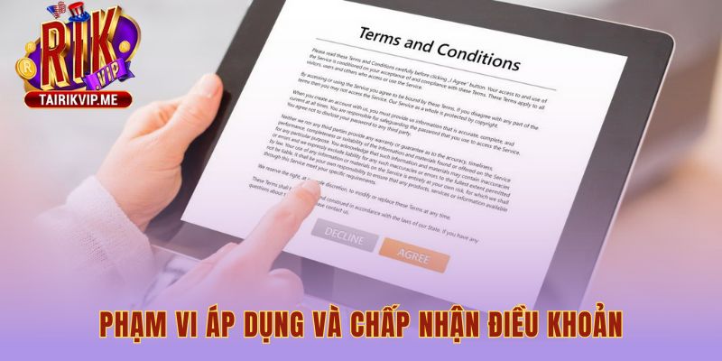Điều khoản và điều kiện là thỏa thuận pháp lý khi bạn đồng ý